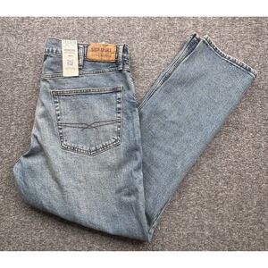 Signature Levi Strauss Men's Jeans 38x30 Medium Wash Blue Slim Fit Flex Fabric